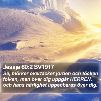 Jesaja 60:2 SV1917 Bible Verse Image