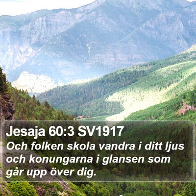 Jesaja 60:3 SV1917 Bible Verse Image