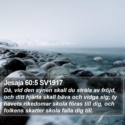 Jesaja 60:5 SV1917 Bible Verse Image