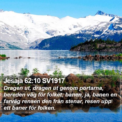 Jesaja 62:10 SV1917 Bible Verse Image