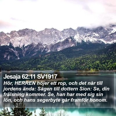 Jesaja 62:11 SV1917 Bible Verse Image
