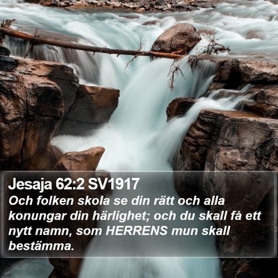 Jesaja 62:2 SV1917 Bible Verse Image