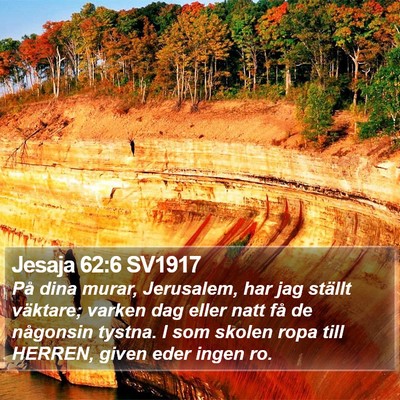 Jesaja 62:6 SV1917 Bible Verse Image