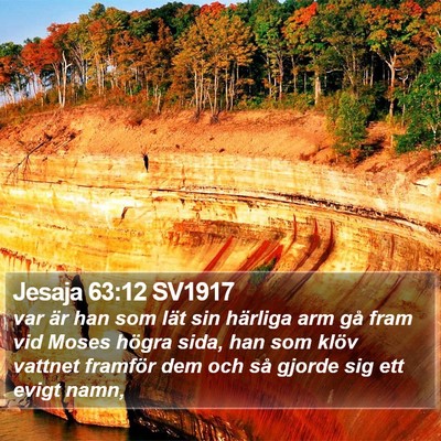 Jesaja 63:12 SV1917 Bible Verse Image