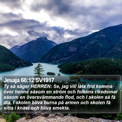 Jesaja 66:12 SV1917 Bible Verse Image