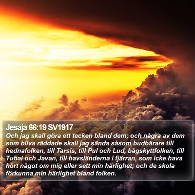 Jesaja 66:19 SV1917 Bible Verse Image