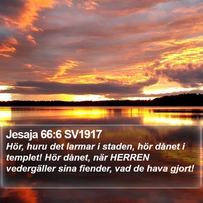 Jesaja 66:6 SV1917 Bible Verse Image