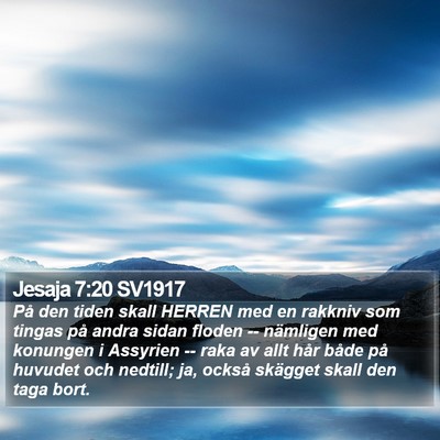 Jesaja 7:20 SV1917 Bible Verse Image