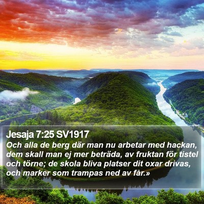 Jesaja 7:25 SV1917 Bible Verse Image