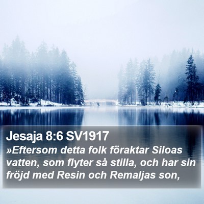 Jesaja 8:6 SV1917 Bible Verse Image