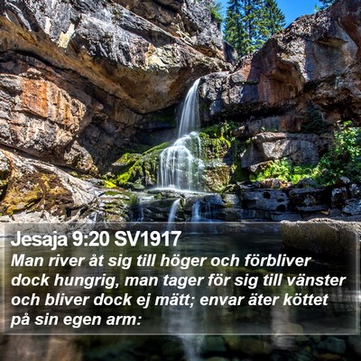 Jesaja 9:20 SV1917 Bible Verse Image