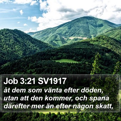 Job 3:21 SV1917 Bible Verse Image