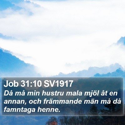 Job 31:10 SV1917 Bible Verse Image