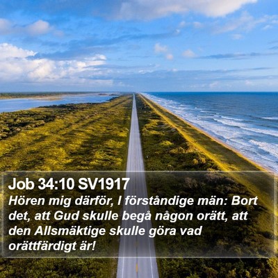 Job 34:10 SV1917 Bible Verse Image