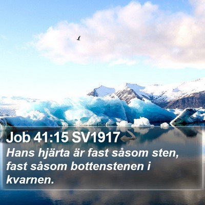 Job 41:15 SV1917 Bible Verse Image