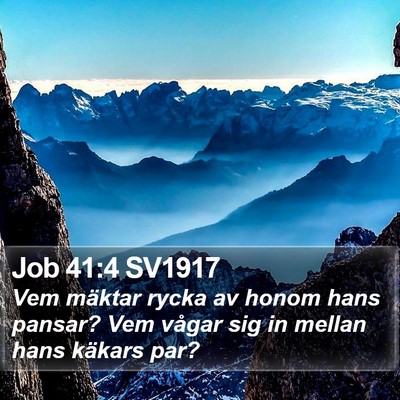 Job 41:4 SV1917 Bible Verse Image