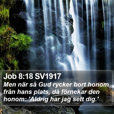 Job 8:18 SV1917 Bible Verse Image