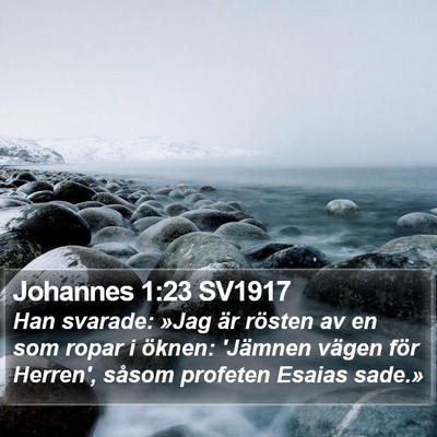 Johannes 1:23 SV1917 Bible Verse Image