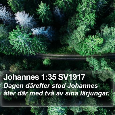 Johannes 1:35 SV1917 Bible Verse Image