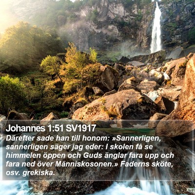 Johannes 1:51 SV1917 Bible Verse Image