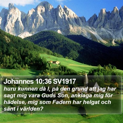 Johannes 10:36 SV1917 Bible Verse Image