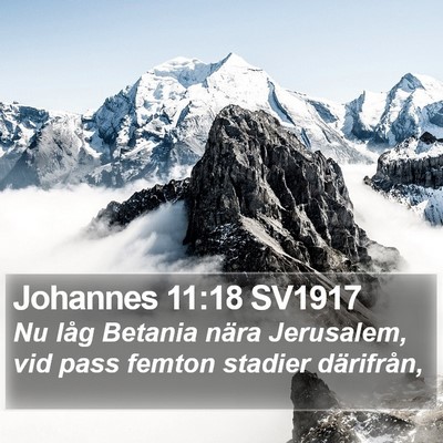Johannes 11:18 SV1917 Bible Verse Image