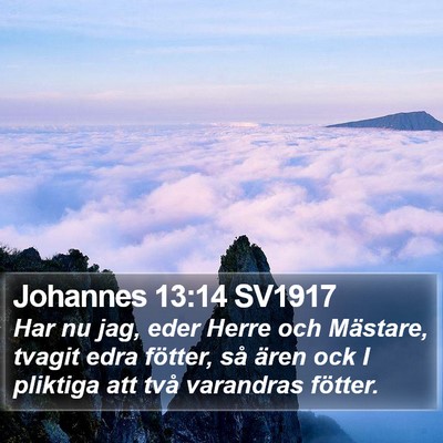 Johannes 13:14 SV1917 Bible Verse Image