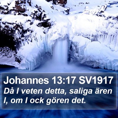 Johannes 13:17 SV1917 Bible Verse Image