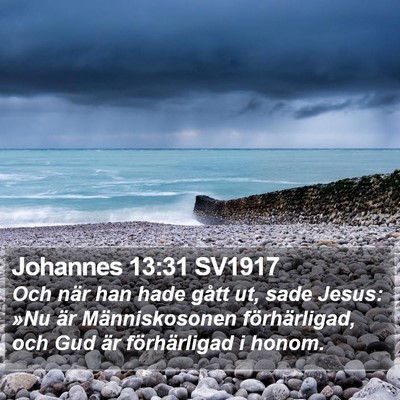 Johannes 13:31 SV1917 Bible Verse Image
