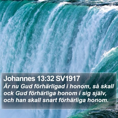 Johannes 13:32 SV1917 Bible Verse Image