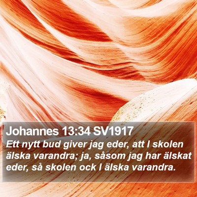 Johannes 13:34 SV1917 Bible Verse Image