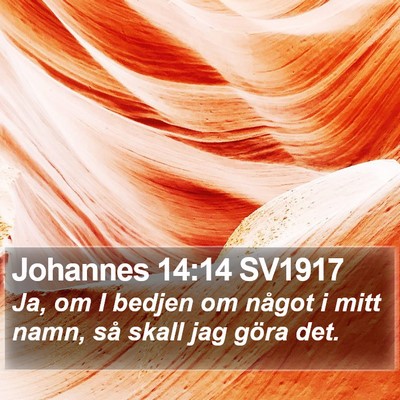 Johannes 14:14 SV1917 Bible Verse Image