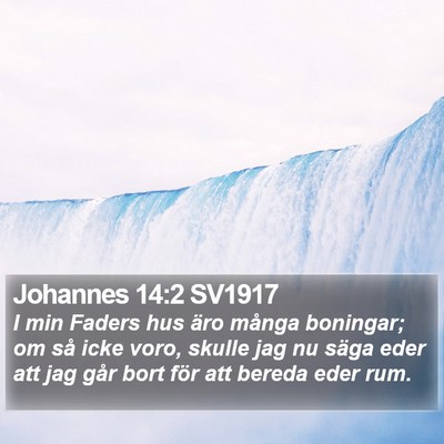 Johannes 14:2 SV1917 Bible Verse Image