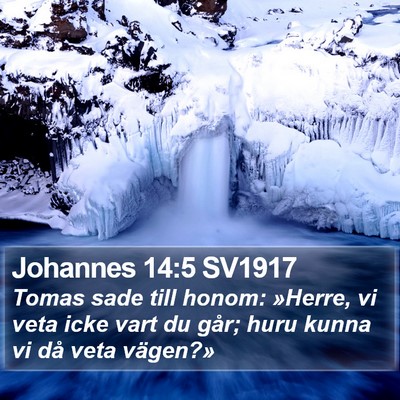 Johannes 14:5 SV1917 Bible Verse Image