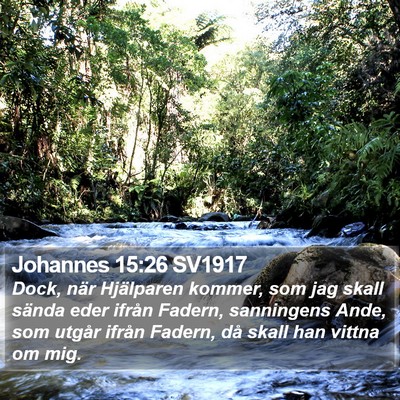 Johannes 15:26 SV1917 Bible Verse Image