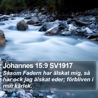 Johannes 15:9 SV1917 Bible Verse Image