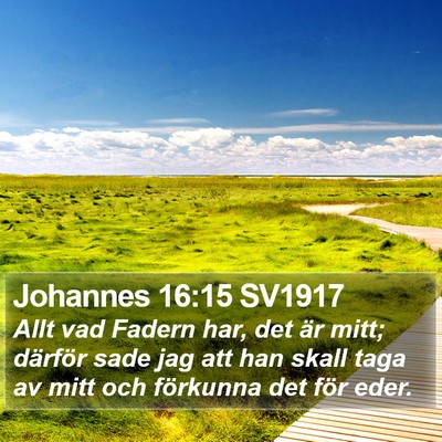 Johannes 16:15 SV1917 Bible Verse Image