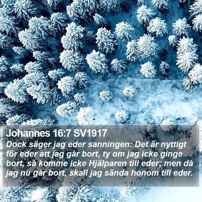 Johannes 16:7 SV1917 Bible Verse Image