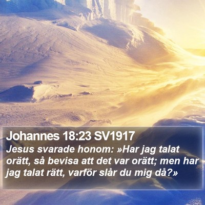 Johannes 18:23 SV1917 Bible Verse Image
