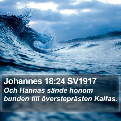 Johannes 18:24 SV1917 Bible Verse Image