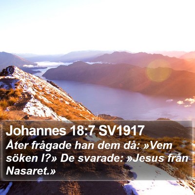 Johannes 18:7 SV1917 Bible Verse Image