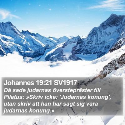 Johannes 19:21 SV1917 Bible Verse Image