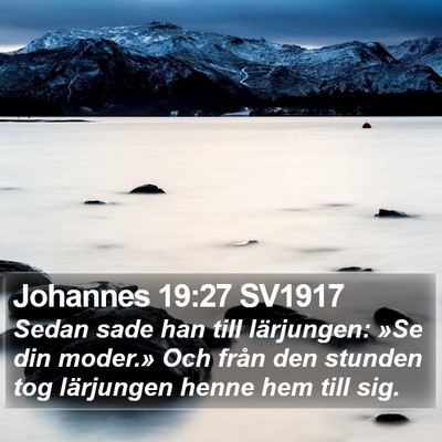 Johannes 19:27 SV1917 Bible Verse Image