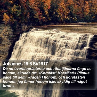 Johannes 19:6 SV1917 Bible Verse Image