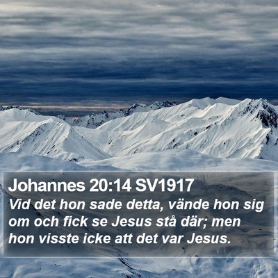 Johannes 20:14 SV1917 Bible Verse Image