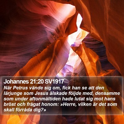 Johannes 21:20 SV1917 Bible Verse Image