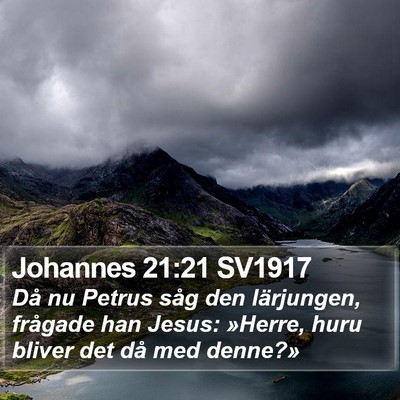 Johannes 21:21 SV1917 Bible Verse Image