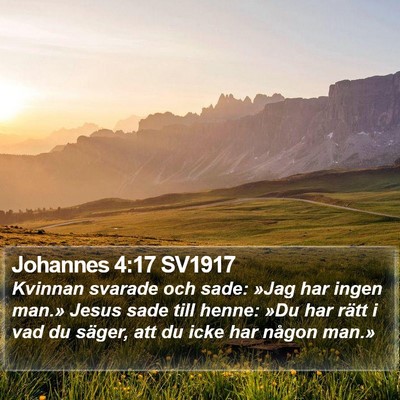 Johannes 4:17 SV1917 Bible Verse Image