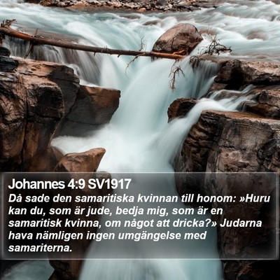 Johannes 4:9 SV1917 Bible Verse Image