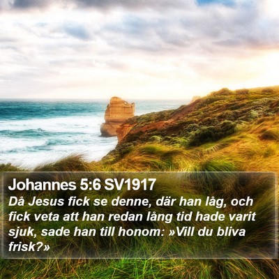 Johannes 5:6 SV1917 Bible Verse Image